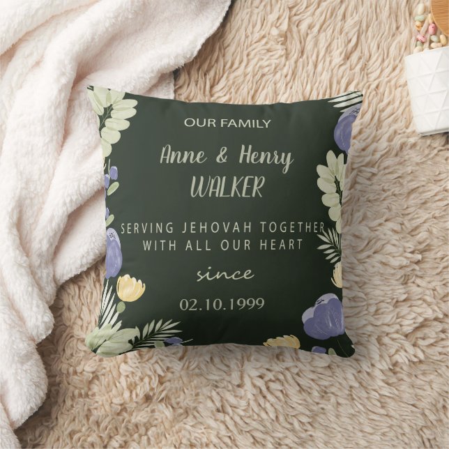 Coussin Cadeau d'anniversaire JW personnalisé  (Couverture)