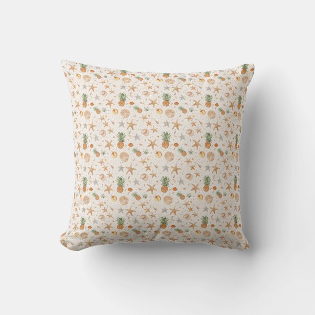 Coussin Cadeau d'anniversaire | La mer est un désert de va (Recto)