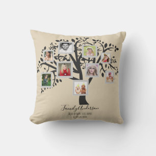 Coussin Cadeau d'anniversaire parfait - FAMILLE TREE PHOTO