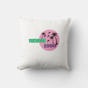 Coussin Cadeau d'anniversaire Rétro 1990