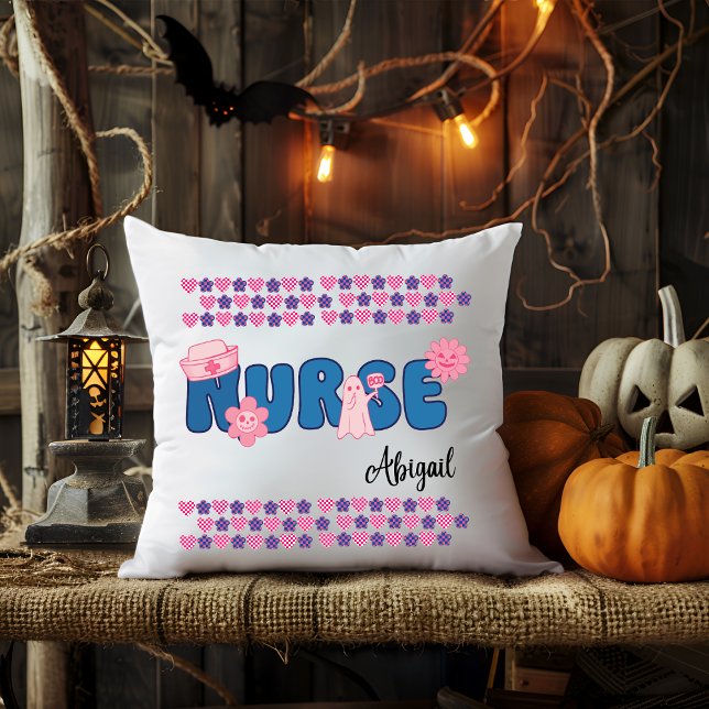 Coussin Cadeau d'appréciation des infirmières à l'Hallowee (Créateur téléchargé)