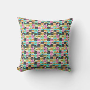 Coussin Cadeau de chat Cute Kawaii Motif
