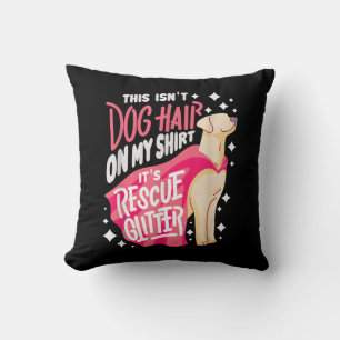 Coussin Cadeau de chien de sauvetage Je ne sais pas si c'e