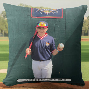 Coussin Cadeau de faits amusants sur les photos de joueurs