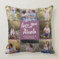 cadeau de famille 8 photo petit-enfant simple typo