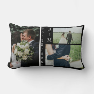 Coussin cadeau de famille Mariage multi-photo