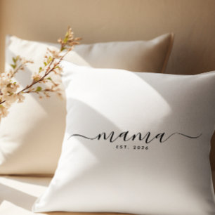 Coussin Cadeau de fête des mères de l'année de maman scrip