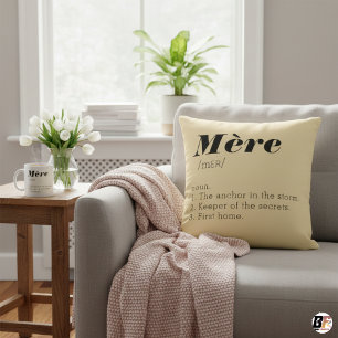 Coussin Cadeau de fête des mères Définition Mère