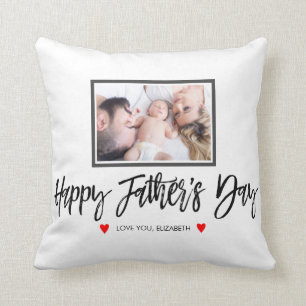 Coussin Cadeau de Fête des pères personnalisé pour papa