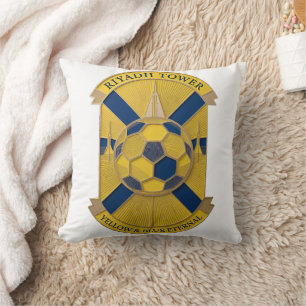 Coussin Cadeau de fierté de la ville de football de la tou