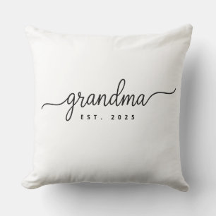 Coussin Cadeau de future grand-mère Estimé 20XX