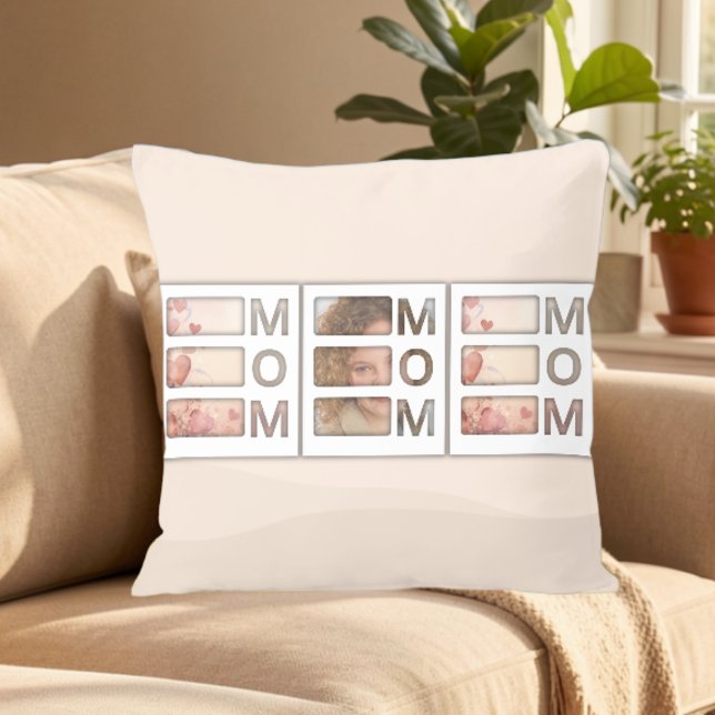 Coussin Cadeau de garde moderne pour l'anniversaire de mam (Créateur téléchargé)