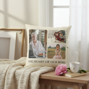 Coussin Cadeau de la fête des mères élégant et personnalis