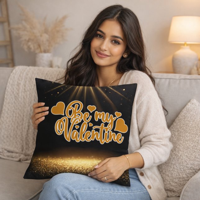 Coussin Cadeau de la Saint-Valentin citation romantique pa (Créateur téléchargé)