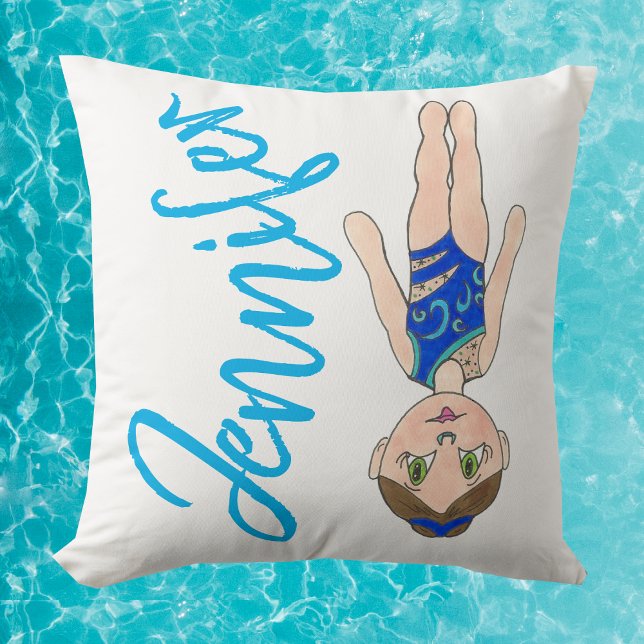 Coussin Cadeau de l'entraîneur de natation synchronisé Syn (Synchro Pillow)
