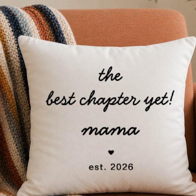 Coussin Cadeau de l'oreiller de maman | Meilleur chapitre  (Créateur téléchargé)