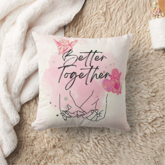 Coussin Cadeau de mariage "Meilleurs ensemble"