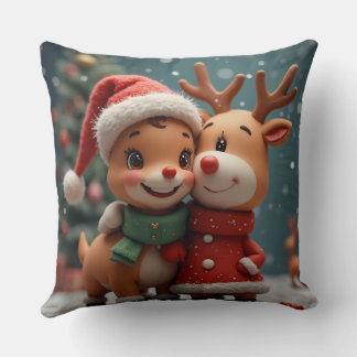 Coussin cadeau de Noël