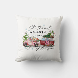 Coussin Cadeau De Noël C'Est Le Moment Le Plus Merveilleux