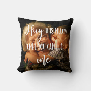 Coussin Cadeau de Noël pour étreinte photo grand-parent