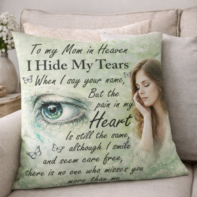 Coussin Cadeau de sympathie pour la perte d'une mère (Créateur téléchargé)
