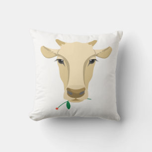 Coussin Cadeau de vache Amateur de vaches Génisse Ferme Ag