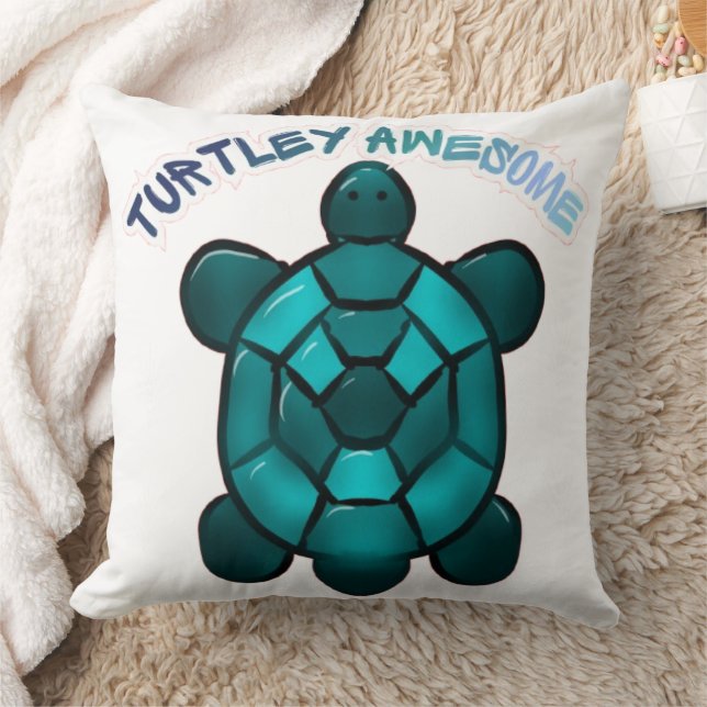 Coussin Cadeau drôle d'animal de compagnie Tortue Mignon (Couverture)