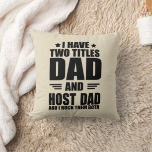 Coussin Cadeau drôle pour la fête des pères Meilleur papa