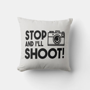 Coussin Cadeau drôle pour photographe amateur de photograp