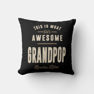 Coussin Cadeau grand-pop pour les hommes