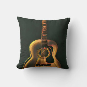 Coussin cadeau guitariste cool