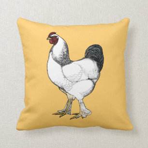 Coussin Cadeau léger de coq de Brahma pour l'agriculteur