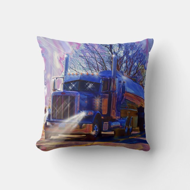 Coussin Cadeau lourd de transport de camion de (Recto)