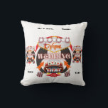 Coussin Cadeau Mariage Las Vegas<br><div class="desc">Vegas mariage,  que ce soit le vôtre ou votre famille et vos amis. Un grand design de sin city.</div>