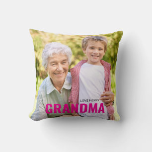 Coussin Cadeau Mémorable Personnalisé avec Photo pour MAMI