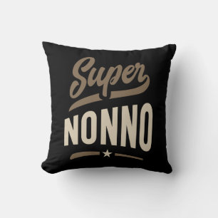 Coussin Cadeau Mens Super Nonno Grandpa