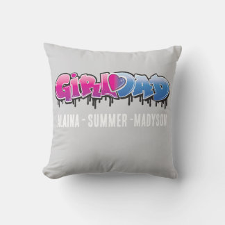 Coussin Cadeau Papa Fille - Cadeau Papa Fille Souvenir Fêt