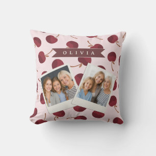 Coussin Cadeau Personnalisé avec Motif Cerisier Esthétique