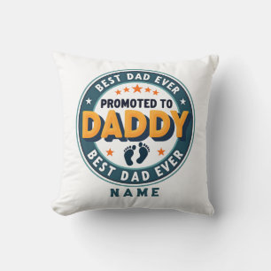 Coussin Cadeau personnalisé avec nom pour papa