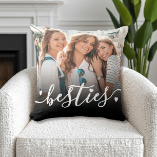 Coussin Cadeau Personnalisé avec Photo des Meilleurs Amis