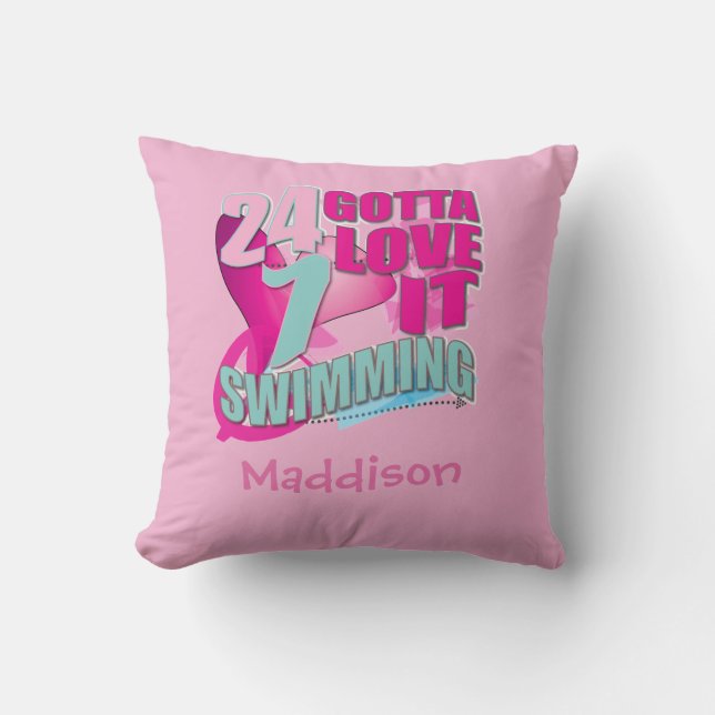 Coussin Cadeau personnalisé de bain (Recto)