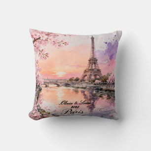 Coussin Cadeau personnalisé de couple à Paris