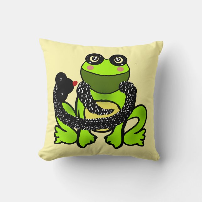 Coussin Cadeau personnalisé de l'amitié (Recto)