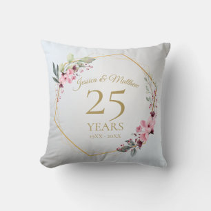 Coussin Cadeau personnalisé pour anniversaire de mariage