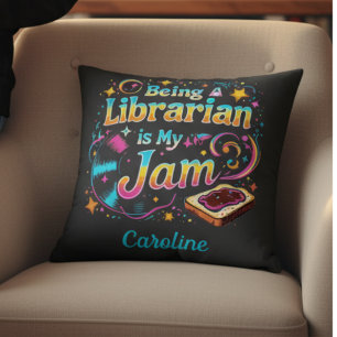 Coussin Cadeau personnalisé pour bibliothécaire