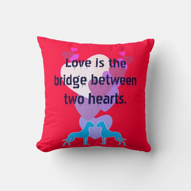 Coussin Cadeau personnalisé pour Grand Danois  (Recto)