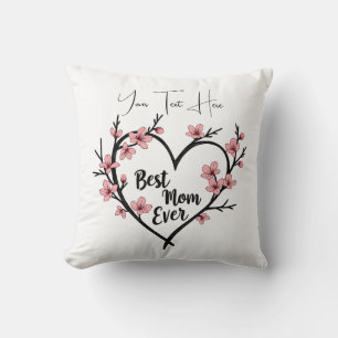 Coussin Cadeau personnalisé pour la fête des mères ou un a