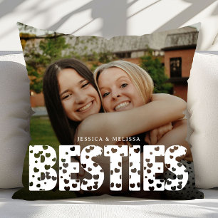 Coussin Cadeau photo moderne Besties