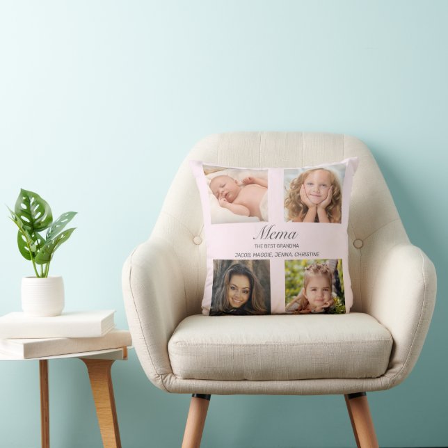 Coussin Cadeau photo pour la famille (Chaise)