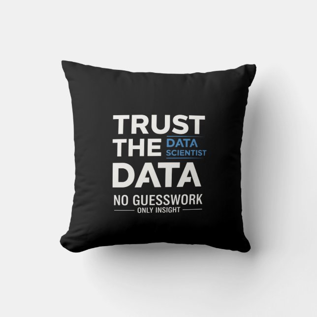 Coussin Cadeau pour amateur d'analyse de scientifique de d (Recto)